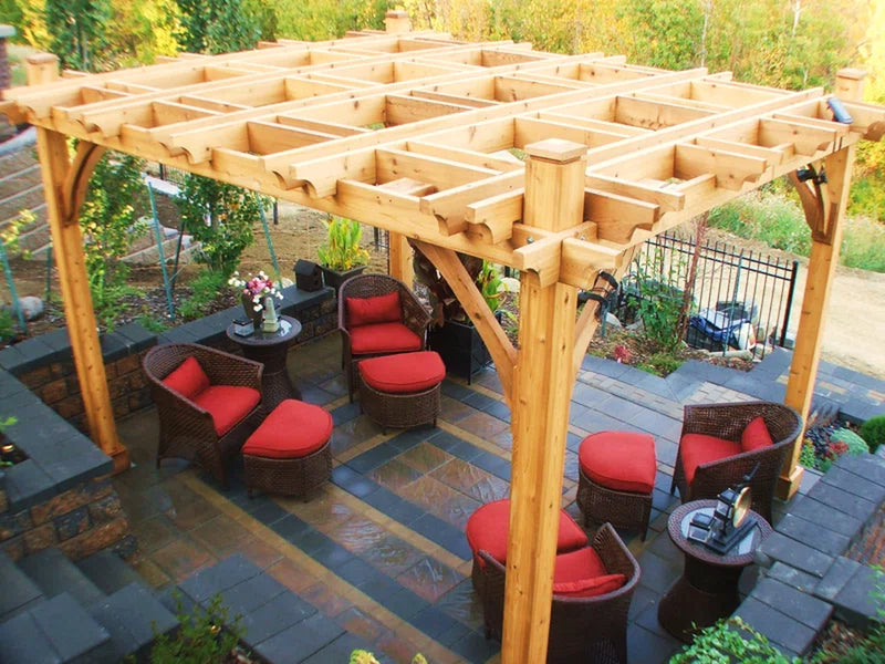 Breeze Solid Wood Pergola