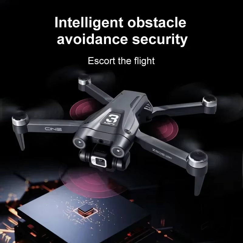 Z908 Pro / MAX Mini Drone 8K Professional Camera 2.4G WIFI Obstacle Avoidance Helicopter Remote Control Quadcopter