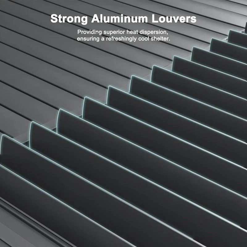 Aluminum Pergola 23.3 Ft. W X 11.4 Ft. D 