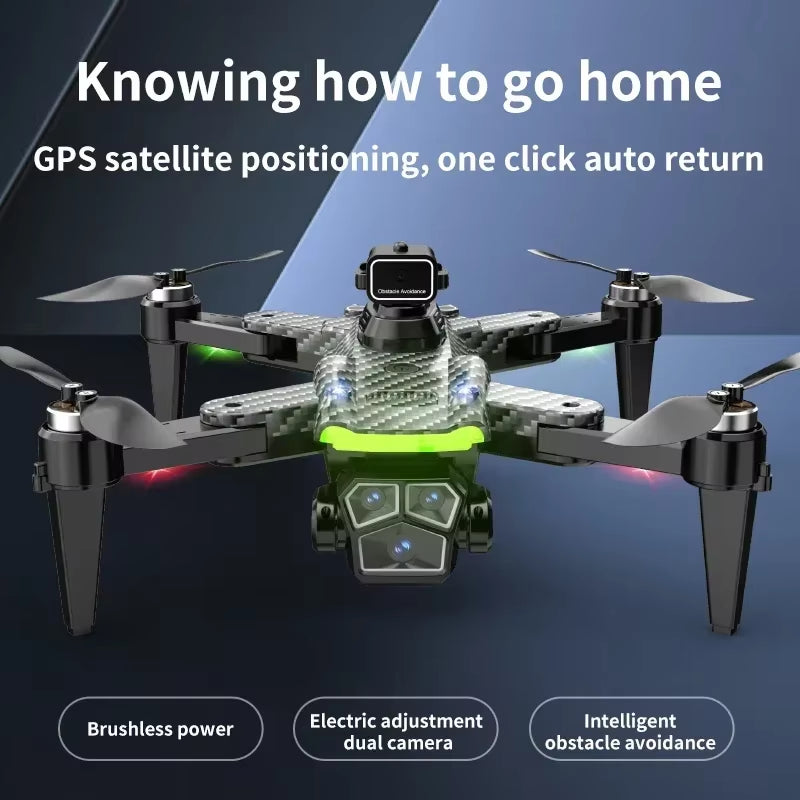 S196 GPS Drone 8K 5G Professional HD Aerial Photography Dual-Camera Obstacle Avoidance Four-Rotor Helicopter 8000M