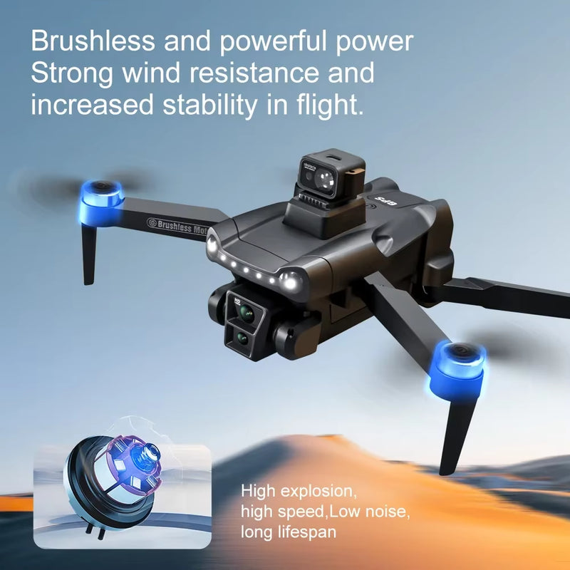 V198 MAX PRO Drone GPS 8K Professional with HD Camera 5G WIFI FPV Brushless RC Quadcopter Obstacle Avoidance Automatic Return