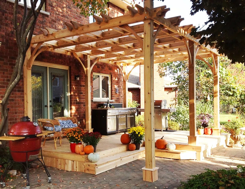 Breeze Solid Wood Pergola