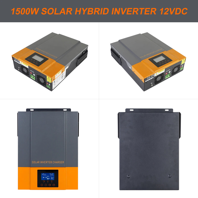 2400W Hybrid Solar Inverter 24V 230V PV Panel Max 450V Built in MPPT 80A Solar Charger Controller Pure Sine Wave Inversor