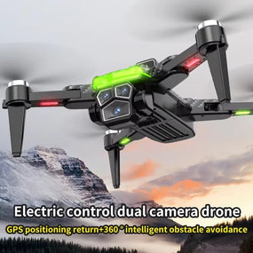 Professional HD Aerial Photography Dual-Camera Obstacle Avoidance Four-Rotor Helicopter 8000M Original S196GPS Drone 8K 5G