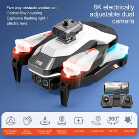 M2 Mini Drone Professional 8K HD Camera - Obstacle Avoidance Optical flow RC Quadcopter 