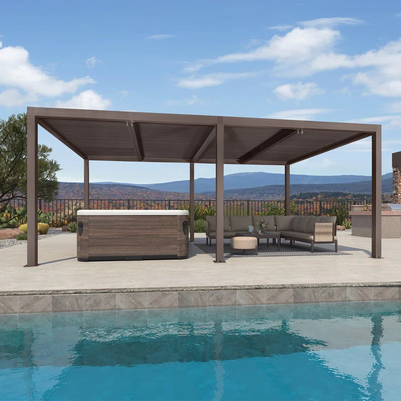 Aluminum Pergola 19 Ft. W X 12 Ft. D 