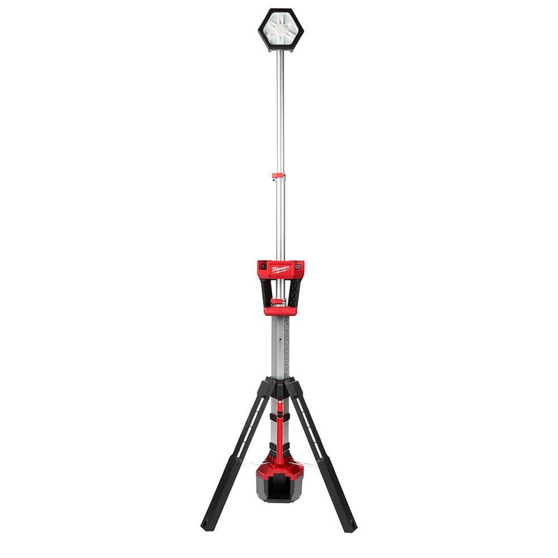 M18 18-Volt Lithium-Ion Cordless Rocket Dual Power Tower Light with M18 5.0Ah Battery and Charger