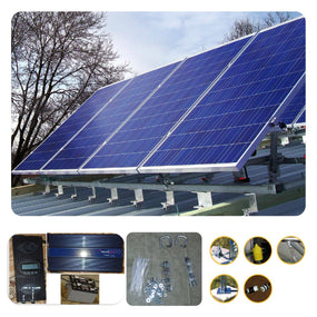 SolarPod Portable Solar Power Kit - 4 Solar Panels - 1240 Watts of Power Production – 1500 Watt Pure Sine Wave Inverter