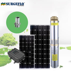 Solar Pump Dc 48V High-Speed Solar Deep Water Pump with Permanent Magnet Synchronous Motor Solar Panel Power Water Pump