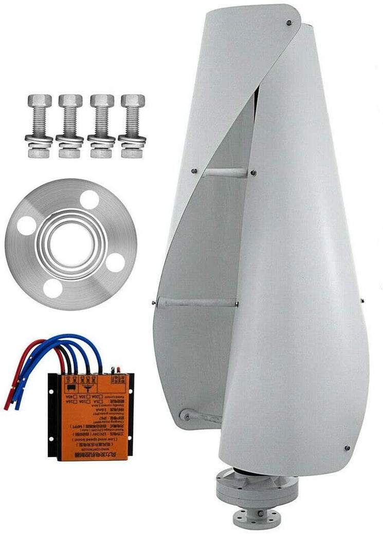 Helix Maglev Wind Turbine Generator Kit - Vertical Axis  400W 12V MPPT Controller