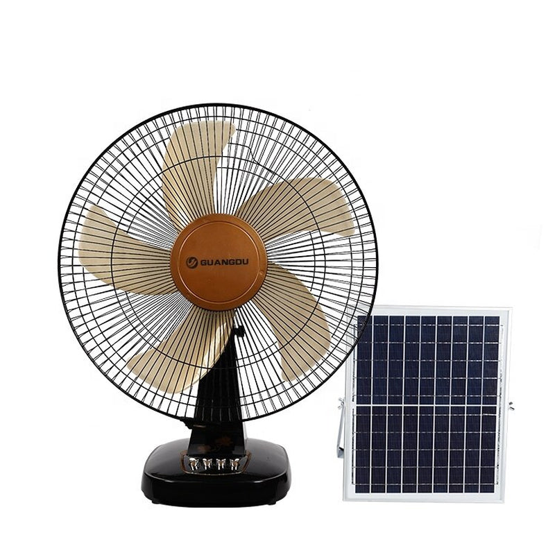 DC12V SOLAR FAN - Three Gear Air Cooling Oscillating Fan - 20W Solar Floor Fan 