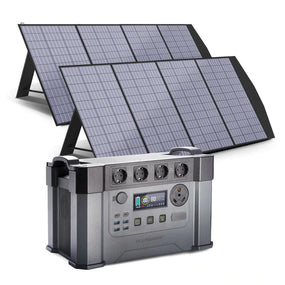 ALLPOWERS Solar Generator 1500W / 2000W / 2400W Portable Power Station 400W Solar Panel Included