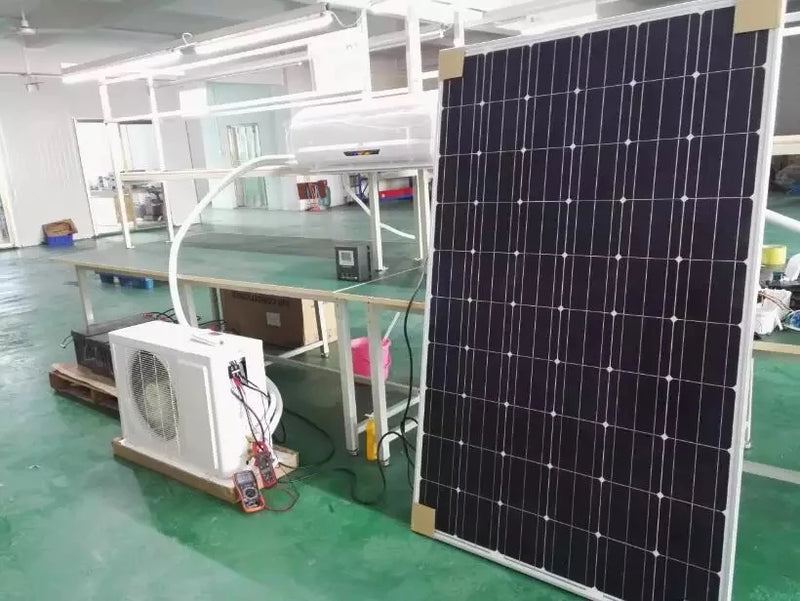 Solar Air Conditioner - Split Vent System -18,000 Btu - 48V DC Inverter - 100% Solar Air Conditioner
