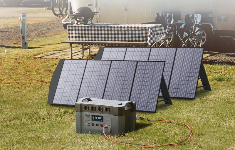 ALLPOWERS Solar Generator 1500W / 2000W / 2400W Portable Power Station 400W Solar Panel Included