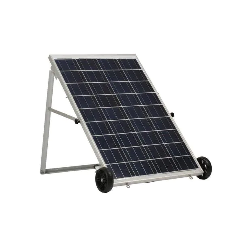 Portable Solar Generator - 3600-Watt/ 5760W Peak - Push Button Start - Two 100W Solar Panels