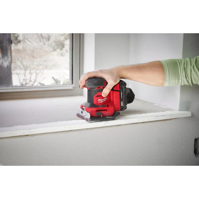 The Milwaukee M18 Orbital 1/4-Sheet Sander - 18V Lithium-Ion Cordless 1/4 In. Sheet Sander (Tool-Only)