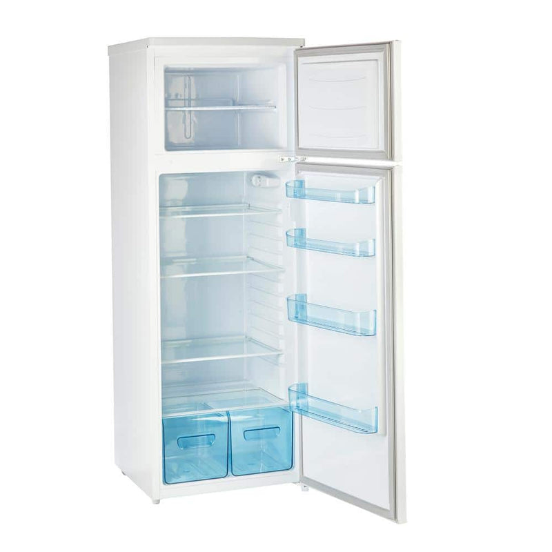 Solar DC Refrigerator with Top Freezer in White - 23.8 In. 13 Cu. Ft. 370L