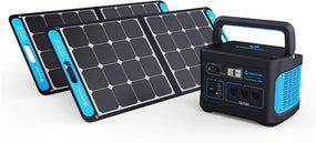 Geneverse Solar Generator - Portable Power Station with Solar Panels - 1000W-2000W at 110V - 7 Days of Emergency Power