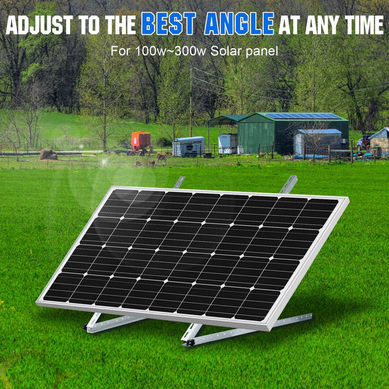Adjustable Solar Pane 41 Inches l Tilt Mount Brackets for RV or Boat Roof