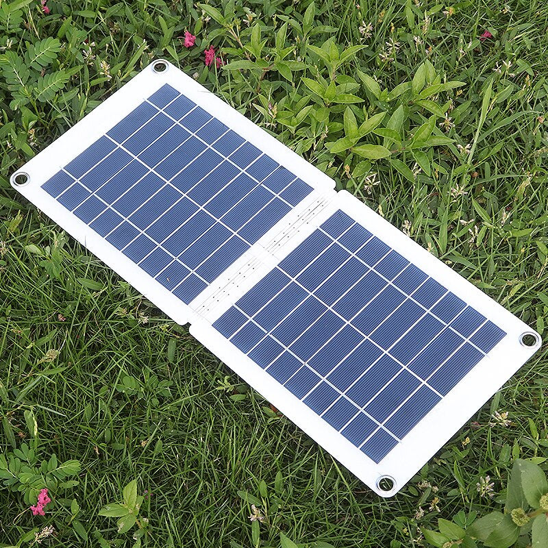 60W Foldable Solar Panel Module - USB Rechargeable for 18V 12V RV Car Boat Hiking Travel DIY Solar Charger