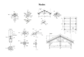 PREMIUM TIMBER CARPORT for 2 VEHICLES - 474 Sq.Ft. 20'X22'  - WOOD CANOPY PREFAB