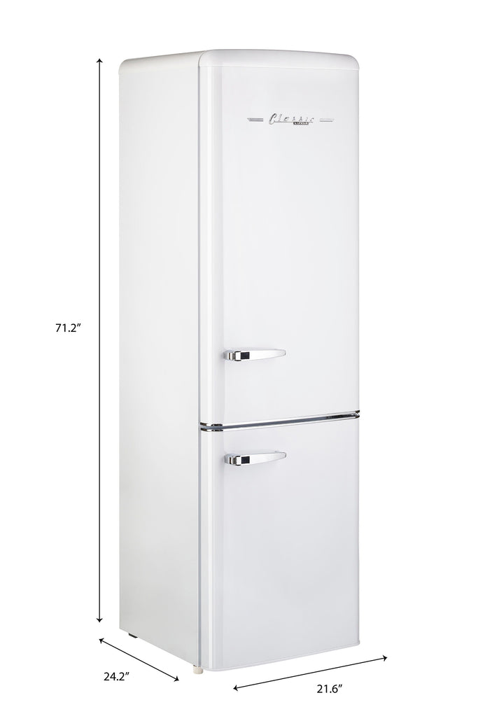 UNIQUE 10-Cu Ft Bottom-Freezer Refrigerator