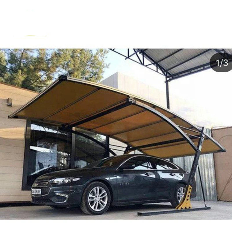 Single & Double Car Carport - Modern Design Waterproof Sun Shade 