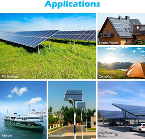 SUN GOLD POWER 14Pcs 415W Monocrystalline Solar Panels , Waterproof IP68,TUV Certificated,  (14 Pack of 415W)