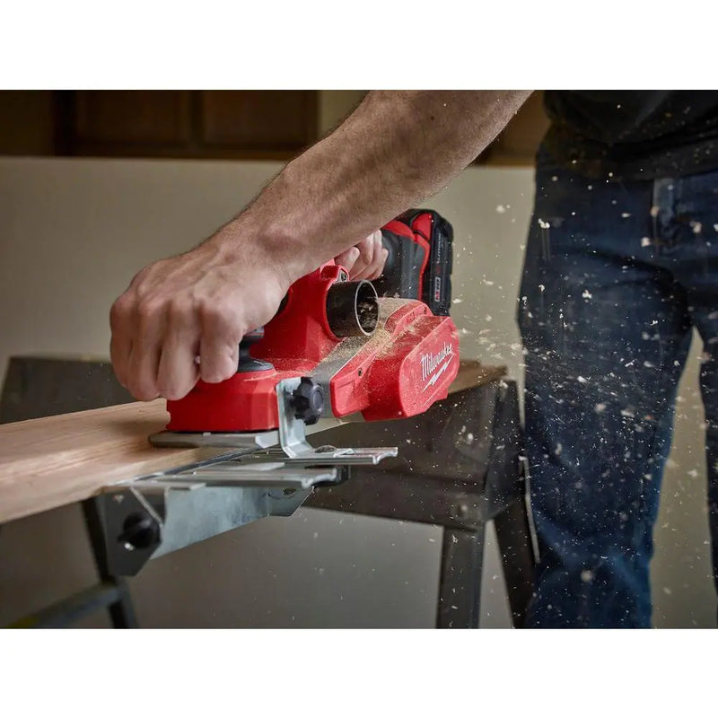 Milwaukee M18 3-1/4 in. Planer - 18V Lithium-Ion Cordless 3-1/4 In. Planer (Tool-Only)