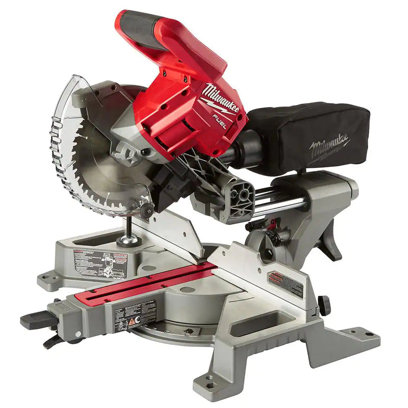 Milwaukee M18 FUEL 7-1/4 Dual Bevel Sliding Compound Miter Saw - 18V Lithium-Ion Brushless Cordless 7-1/4 In. Dual Bevel Sliding Compound Miter Saw (Tool-Only)