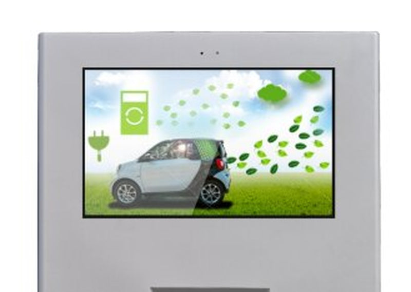 Ultra-Thin EV Charging Station DC 30Kw 40Kw 60Kw - 32-Inch Advertising Screen  EV Fast Charger CCS2 GBT J1772