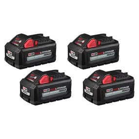 Milwaukee M18 RedLithium High Output XC6.0 - 18-Volt Lithium-Ion High Output 6.0Ah Battery Pack (4-Pack)