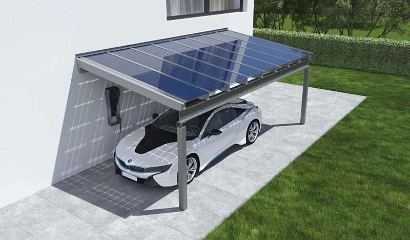 Solar Carport System - 5Kw  - 2 Parking Spaces 