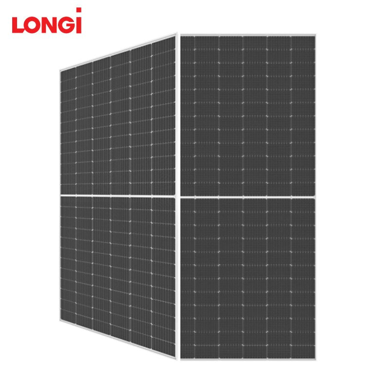 Longi Solar Panel 530 - 550W Single Crystal Photovoltaic Module  Double Glass Double Sided