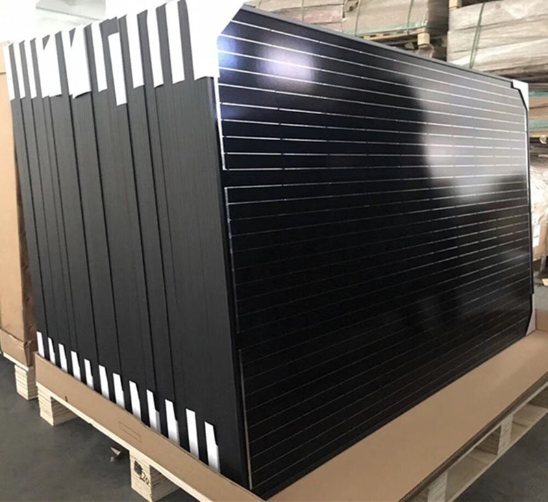 Full Black Solar Panel Risen Ja Trina Jinko Longi Perc Half Cell 500W 550Watt Mono Cut Power