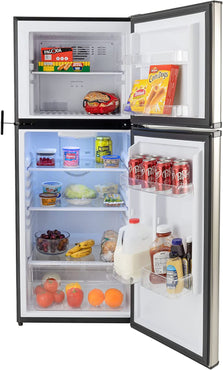 RV Refrigerator Stainless Steel | 10 Cubic Feet | 12V | 2 Door Fridge