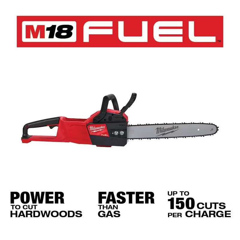 Milwaukee M18 FUEL 16 in. Chainsaw - 16 In. 18-Volt Lithium-Ion Brushless Cordless Chainsaw (Tool-Only)