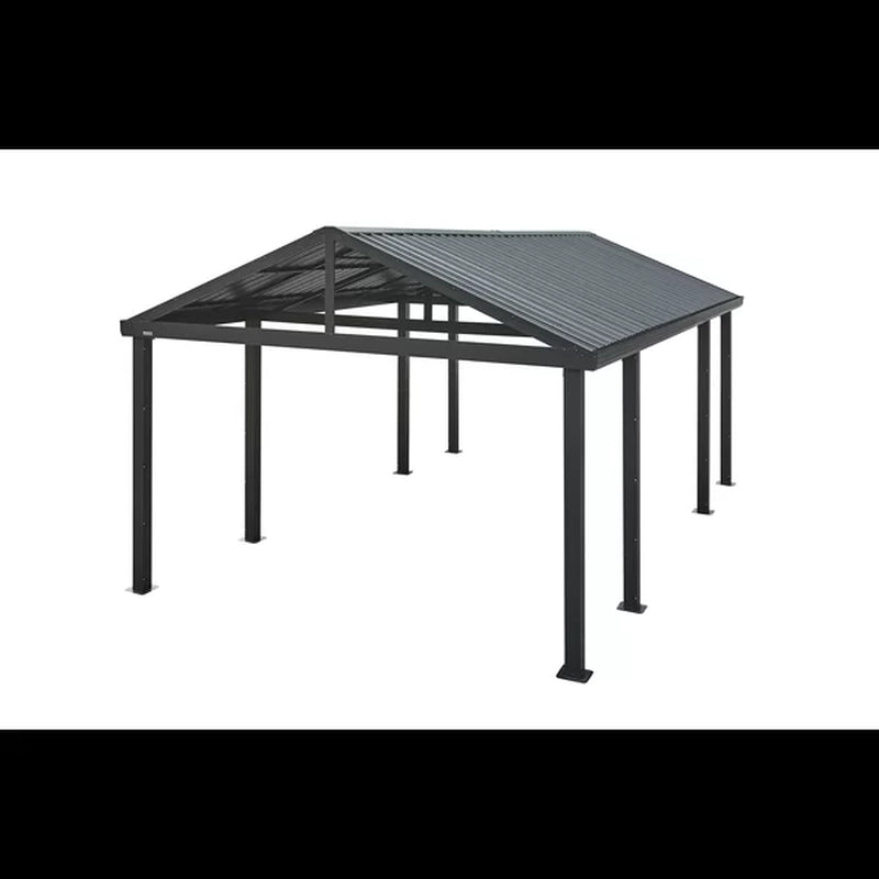 Samara 12 Ft. X 20 Ft. Car Port, Metal Canopy