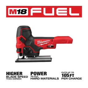 Milwaukee M18 FUEL Cordless Brushless Barrel Grip Jig Saw - 18V Lithium-Ion Brushless Cordless Barrel Grip Jig Saw (Tool Only)