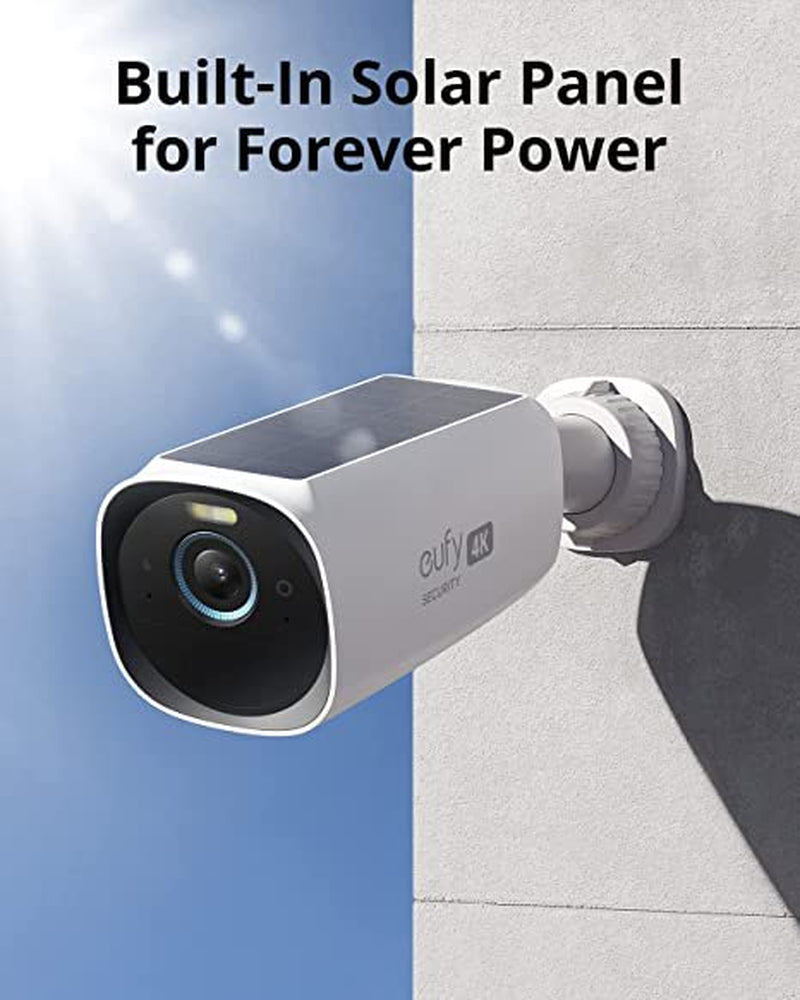 S330 Camera 2-Cams - 4K Outdoor Wireless Camera with Solar Panel, Face Recognition AI