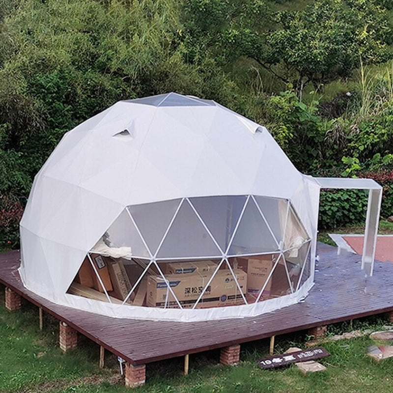 Eco Dome Tents 6M-15M PVC Round Canvas Glamping Dome Tent - Luxury Accommodation Living 
