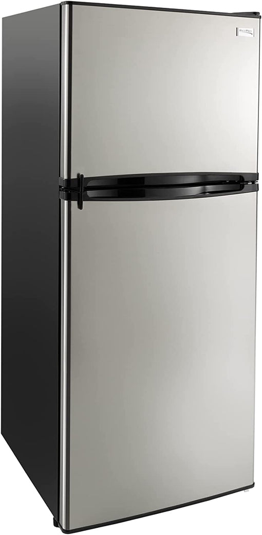 RV Refrigerator Stainless Steel | 10 Cubic Feet | 12V | 2 Door Fridge